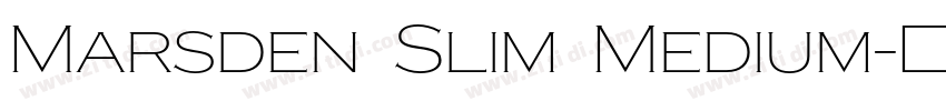 Marsden Slim Medium字体转换